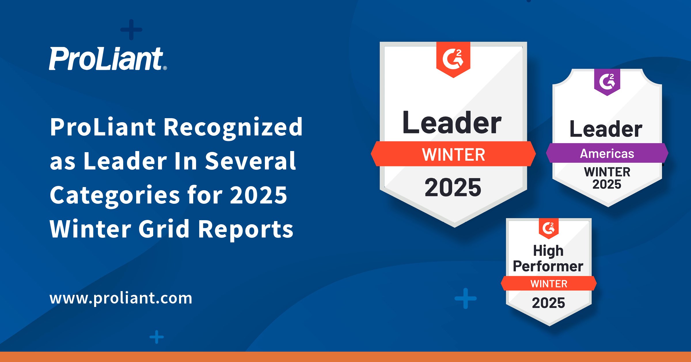 ProLiant Recognized as Leader In Several Categories for 2025 Winter Grid Reports