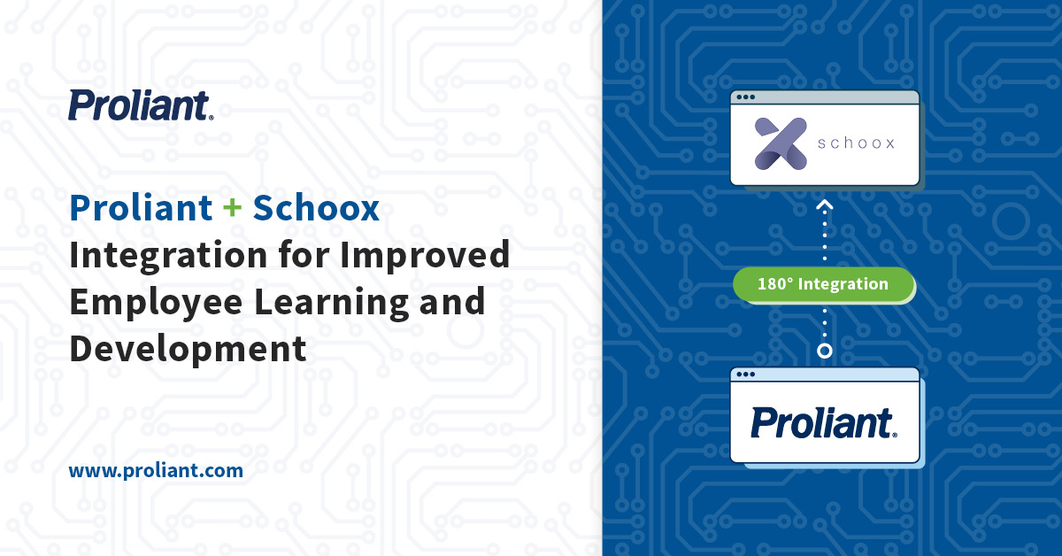 Proliant Adds Schoox Integration for Improved Employee Learning and Development
