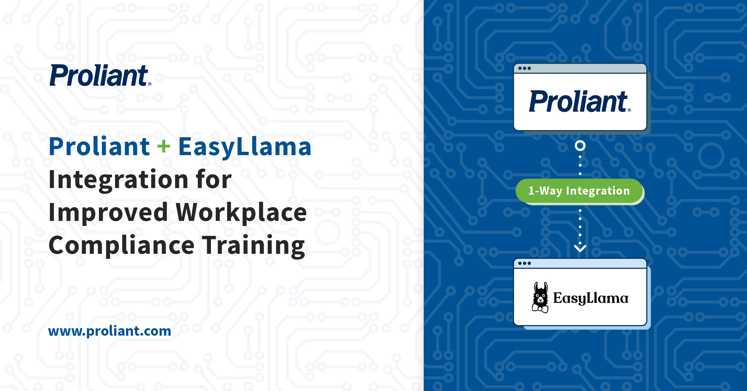 Proliant Adds EasyLlama Integration For Improved Workplace Compliance Training