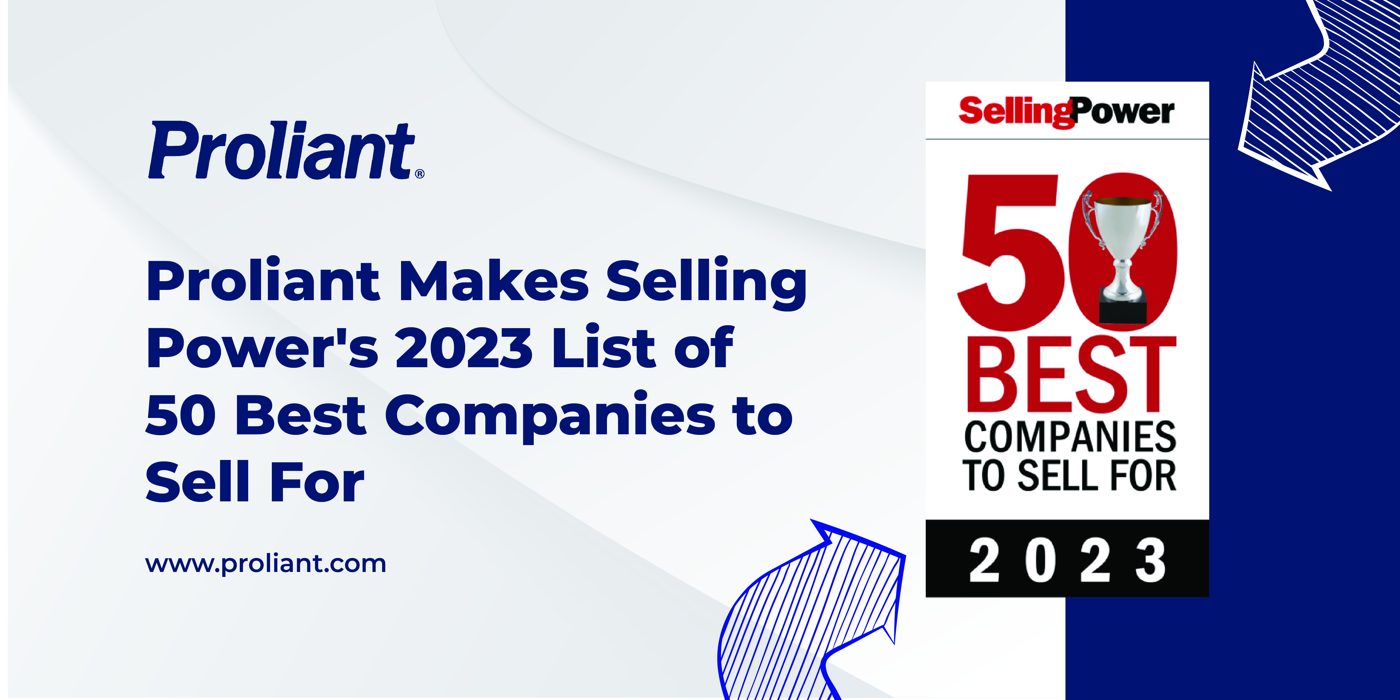 Proliant Makes Selling Power’s 50 Best Companies to Sell For List